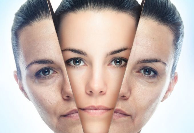 चेहरे की त्वचा में उम्र से संबंधित परिवर्तनों को दूर करने की प्रक्रिया